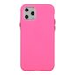 Mocco Soft Cream Silicone Back Case Aizmugurējais Silikona Apvalks Priekš Apple iPhone 12/12 Pro Spilgti Rozā цена и информация | Telefonu vāciņi, maciņi | 220.lv