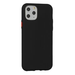 Mocco Soft Cream Silicone Back чехол Силиконовый чехол для Apple iPhone 12 Pro Max Черный цена и информация | Чехлы для телефонов | 220.lv