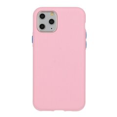 Mocco Soft Cream Silicone Back чехол Силиконовый чехол для Apple iPhone 12 Mini  Cветло-pозовый цена и информация | Чехлы для телефонов | 220.lv