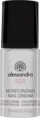 Kрем для ногтей Alessandro Moisturizing Nail Cream, 15ml цена и информация | Лаки для ногтей, укрепители | 220.lv