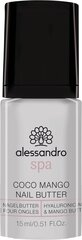 Sviests kutikulas un nagu kopšanai Alessandro Coco Mango Nail Butter, 15ml цена и информация | Лаки для ногтей, укрепители | 220.lv