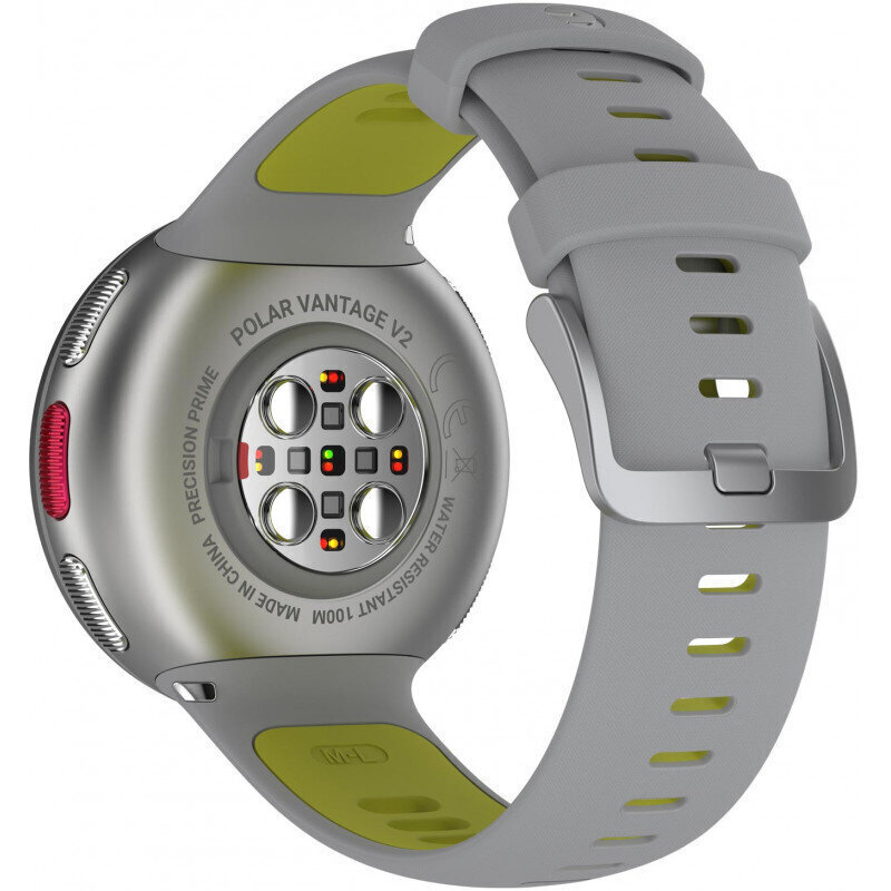 Polar Vantage V2 Silver/Gray Lime + Polar H10 Heart Monitor Strap cena un informācija | Viedpulksteņi (smartwatch) | 220.lv