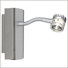 Настенный светильник 66530 Spotlights GEO Flex max. 1x3W Хром матовый цена и информация | Настенные светильники | 220.lv