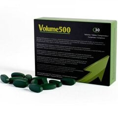 Kapsulas spermas kvalitātes uzlabošanai "Volume 500" (30 gab.) cena un informācija | Vitamīni, preparāti, uztura bagātinātāji labsajūtai | 220.lv
