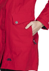 Sieviešu jaka-lietusmētelis Trespass Rainy Day, sarkans cena un informācija | Sieviešu virsjakas | 220.lv