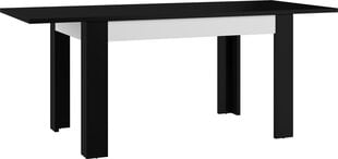 Раздвижной стол Meblocross Hybrid Hyb-22, черный цена и информация | Кухонные и обеденные столы | 220.lv