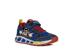 Zilas bērnu kurpes Geox SHUTTLE BOY cena un informācija | Sporta apavi bērniem | 220.lv