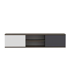 ТВ столик Kalune Design 382 (II), 160 см, серый/белый цена и информация | Тумбы под телевизор | 220.lv
