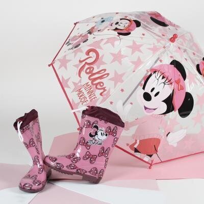 Bērnu lietussargs Cerda Disney Minnie / Minnie Mouse, rozā, 45 cm cena un informācija | Bērnu aksesuāri | 220.lv