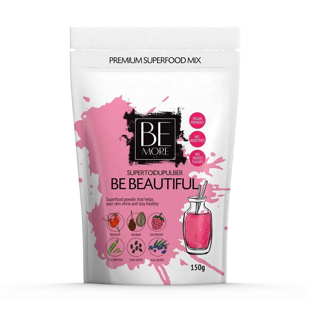 Pārtikas maisījums Be Beautiful, 150 g cena un informācija | Citas piedevas un preparāti | 220.lv