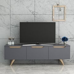 TV galdiņš Kalune Design 382 (IV), 150 cm, pelēks cena un informācija | TV galdiņi | 220.lv
