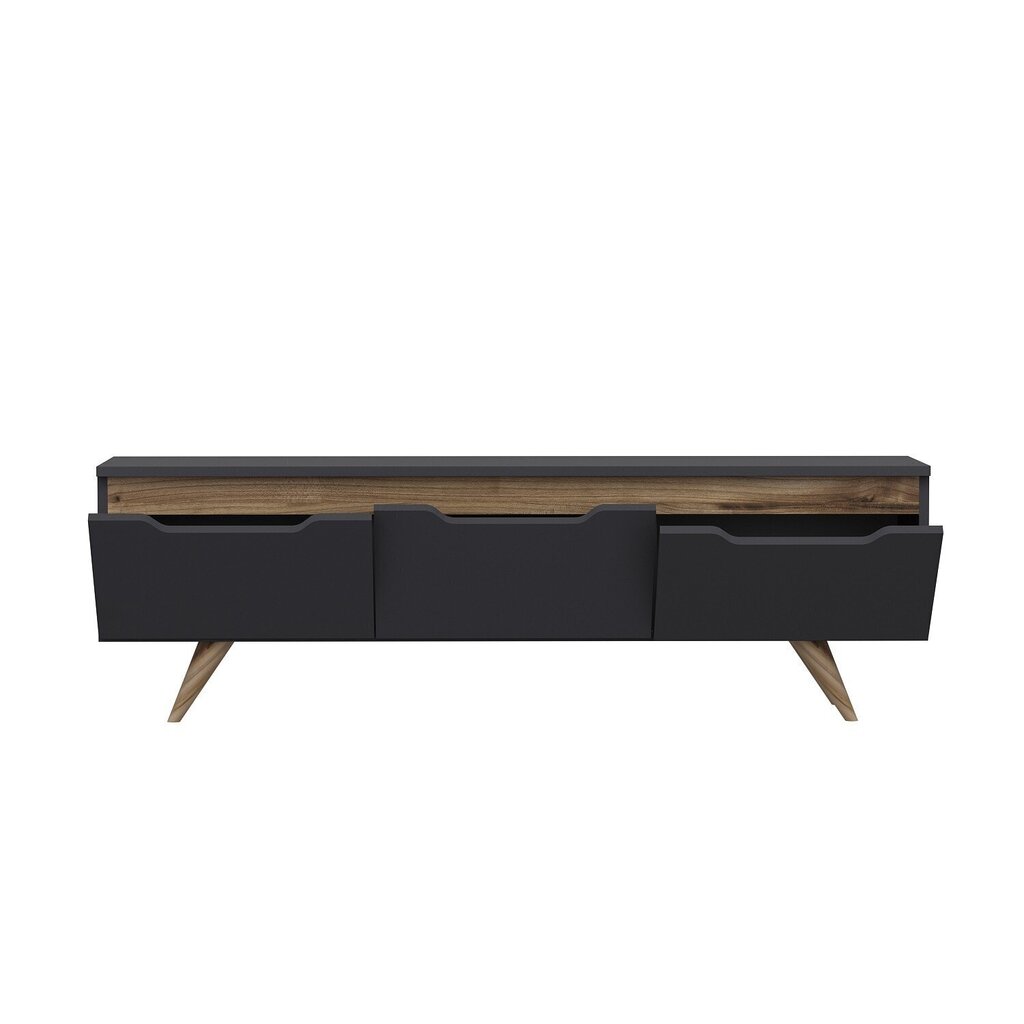 TV galdiņš Kalune Design 382 (IV), 150 cm, pelēks cena un informācija | TV galdiņi | 220.lv