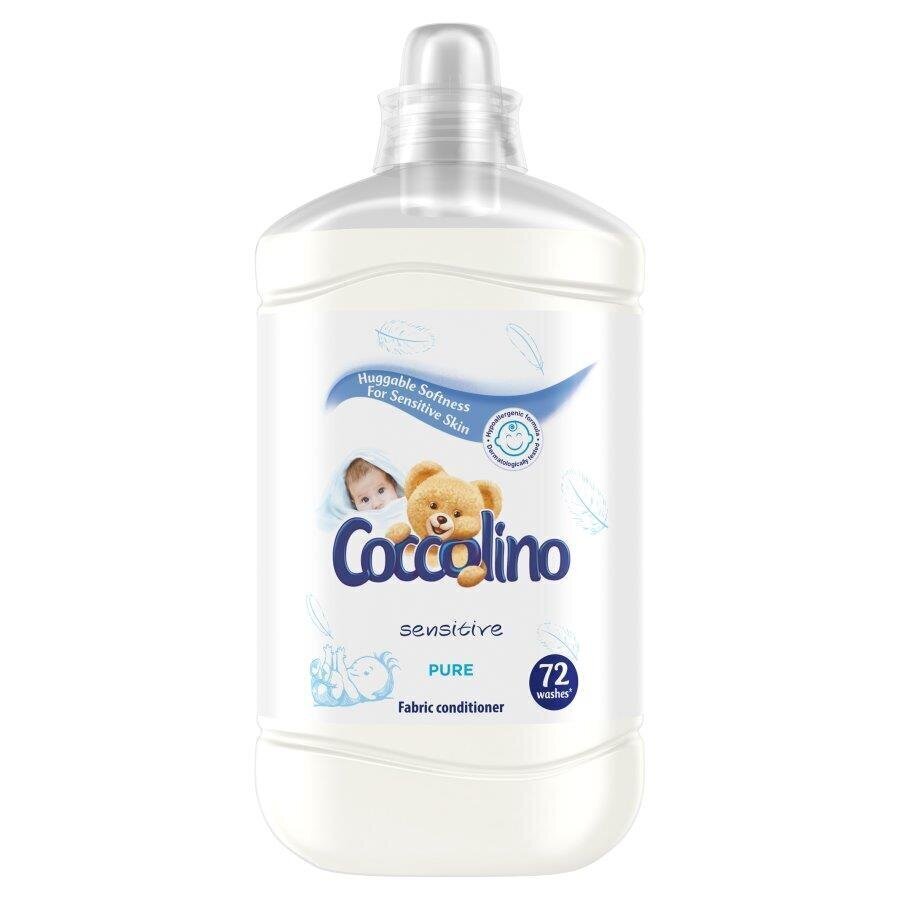 Veļas mīkstinātājs Coccolino Sensitive Pure, 1,8 l цена и информация | Veļas mazgāšanas līdzekļi | 220.lv