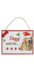 Подвесная табличка Doggy wish list цена и информация | Другие оригинальные подарки | 220.lv