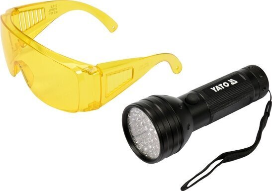 Lukturis UV 51 LED + brilles Yato (YT-08581) цена и информация | Lukturi | 220.lv