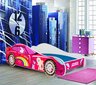 Bērnu gulta ADRK Furniture Auto, 70x140 cm, rozā cena un informācija | Bērnu gultas | 220.lv