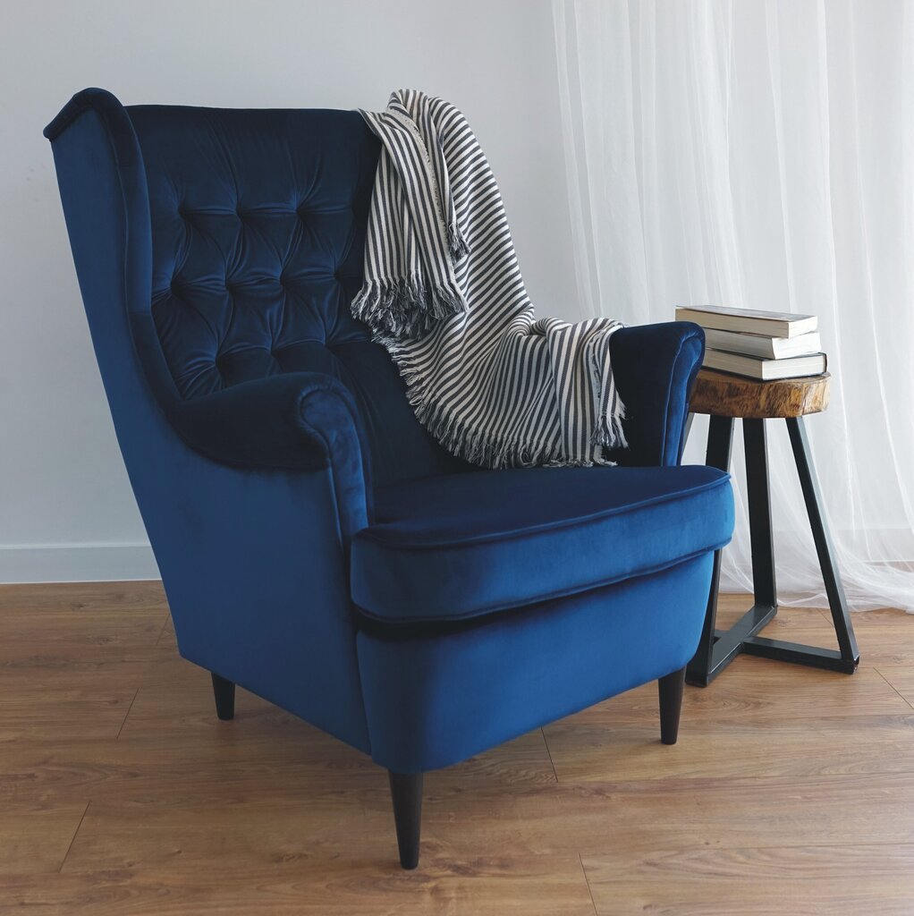Krēsls TMS Prince, zils цена и информация | Atpūtas krēsli | 220.lv