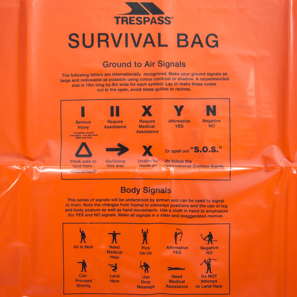 Izdzīvošanas soma Trespass Radiator Survival Bivi Bag cena un informācija | Guļammaisi | 220.lv