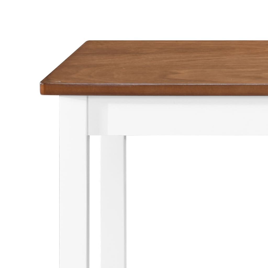 vidaXL bāra galds, 108x60x91 cm, masīvkoks цена и информация | Virtuves galdi, ēdamgaldi | 220.lv