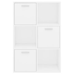 vidaXL skapis, balts, 60x29,5x90 cm, kokskaidu plāksne цена и информация | Полки | 220.lv