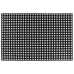 vidaXL durvju paklājs, 80x120 cm, 16 mm, gumija цена и информация | Придверный коврик | 220.lv