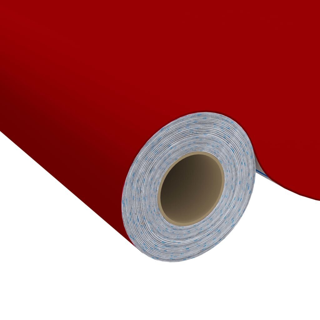 vidaXL mēbeļu līmplēves, 2 gab., sarkanas, 500x90 cm, PVC цена и информация | Līmplēves | 220.lv