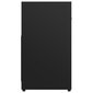 vidaXL vannasistabas skapītis, melns, 60x33x58 cm, skaidu plāksne цена и информация | Vannas istabas skapīši | 220.lv