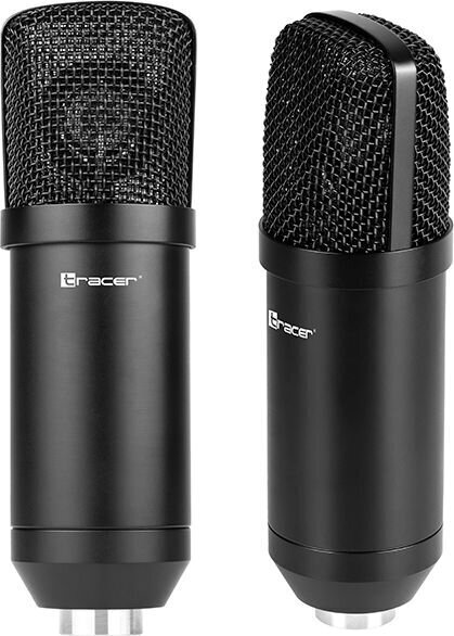 Tracer Studio Pro USB mikrofons datorspēlēm / podkāstiem / translācijām, melns + turētājs, pop filtrs цена и информация | Mikrofoni | 220.lv