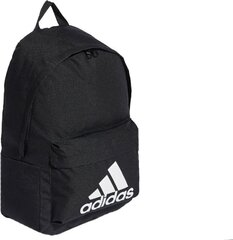 Sporta mugursoma Adidas Classic Bos Backpack FS8332, melna cena un informācija | Sporta somas un mugursomas | 220.lv