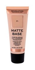 Grima pamats Revolution Matte Base 28 ml, F1 cena un informācija | Grima bāzes, tonālie krēmi, pūderi | 220.lv