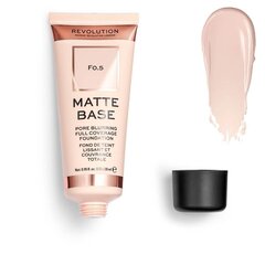 Grima pamats Revolution Matte Base 28 ml, F4 cena un informācija | Grima bāzes, tonālie krēmi, pūderi | 220.lv