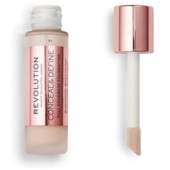 Korektors Makeup Revolution Conceal & Define 23 ml, F6 cena un informācija | Grima bāzes, tonālie krēmi, pūderi | 220.lv