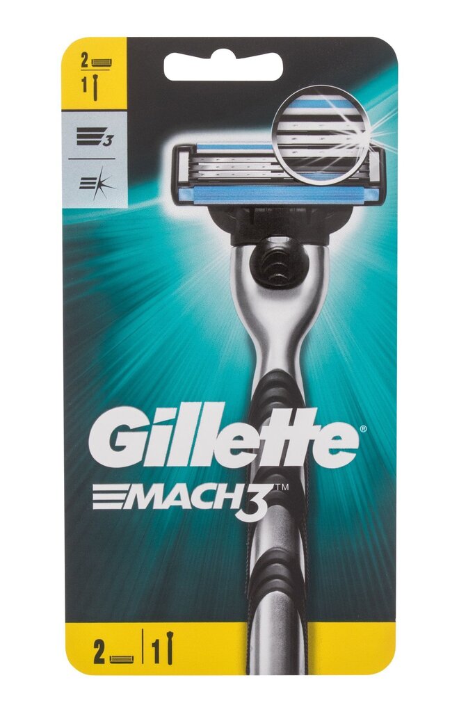 Skuveklis Gillette Mach 3, 1 gab. cena un informācija | Skūšanās piederumi, kosmētika | 220.lv