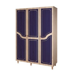 Шкаф Kalune Design Wardrobe 863 (VI), 135 см, дуб/темно-синий цена и информация | Шкафы | 220.lv
