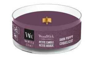 WoodWick aromātiska svece Dark Poppy Coquelicot 31 g cena un informācija | Sveces un svečturi | 220.lv