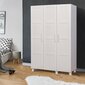 Skapis Kalune Design Wardrobe 869 (III), 120 cm, balts cena un informācija | Skapji | 220.lv