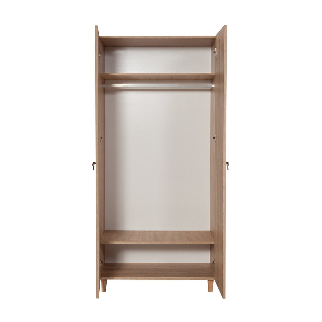 Skapis Kalune Design Wardrobe 869 (IV), 90 cm, ozola krāsas/zaļš cena un informācija | Skapji | 220.lv