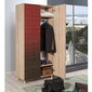 Skapis Kalune Design Wardrobe 869 (IV), 90 cm, sarkans цена и информация | Skapji | 220.lv