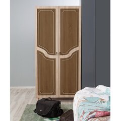 Skapis Kalune Design Wardrobe 869 (IV), 90 cm, brūns/ozola krāsas cena un informācija | Skapji | 220.lv