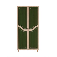 Skapis Kalune Design Wardrobe 869 (IV), 90 cm, a krāsas/tumši zaļš cena un informācija | Skapji | 220.lv