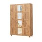 Skapis Kalune Design Wardrobe 869 (III) ar spoguli, 120 cm, gaiši brūns cena un informācija | Skapji | 220.lv