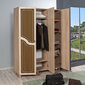 Skapis Kalune Design Wardrobe 863 (VI), 135 cm, ozola krāsas/tumši brūns цена и информация | Skapji | 220.lv