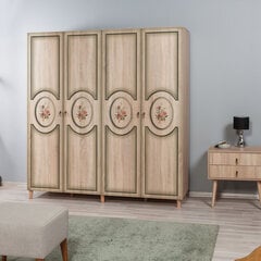 Шкаф Kalune Design Wardrobe 863 (II), 180 см, дуб цена и информация | Шкафы | 220.lv
