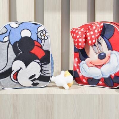 Mugursoma meitenēm Cerda Disney Minnie 3D / Pele Minnija, sarkana cena un informācija | Skolas somas | 220.lv