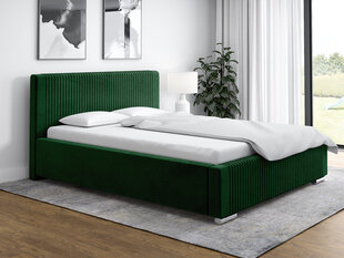 Кровать Lira 160x200 см, зеленая цена и информация | Кровати | 220.lv