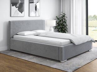 Кровать Lila 180x200 см, серая цена и информация | Кровати | 220.lv