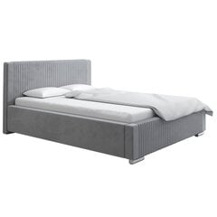 Кровать Lila 180x200 см, серая цена и информация | Кровати | 220.lv