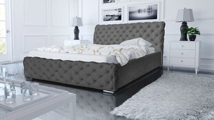 Кровать Lira 140x200 см, серая цена и информация | Кровати | 220.lv