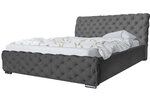 Кровать Lira 160x200 см, серая