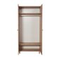 Skapis Kalune Design Wardrobe 863 (I), 90 cm, ozola krāsas/zaļš цена и информация | Skapji | 220.lv